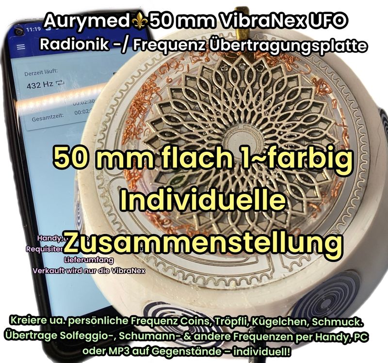 50 mm VibraNex UFO - 1 farbig - individuelle Zusammenstellung 50 mm VibraNex UFO - 1 farbig - individuelle Zusammenstellung