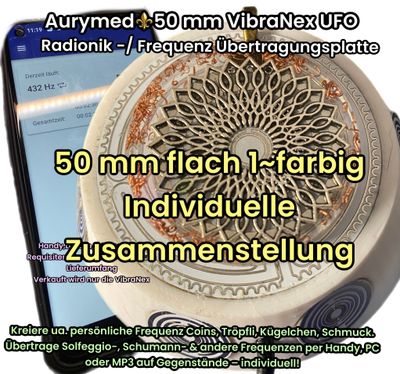 50 mm VibraNex UFO - 1 farbig - individuelle Zusammenstellung 50 mm VibraNex UFO - 1 farbig - individuelle Zusammenstellung