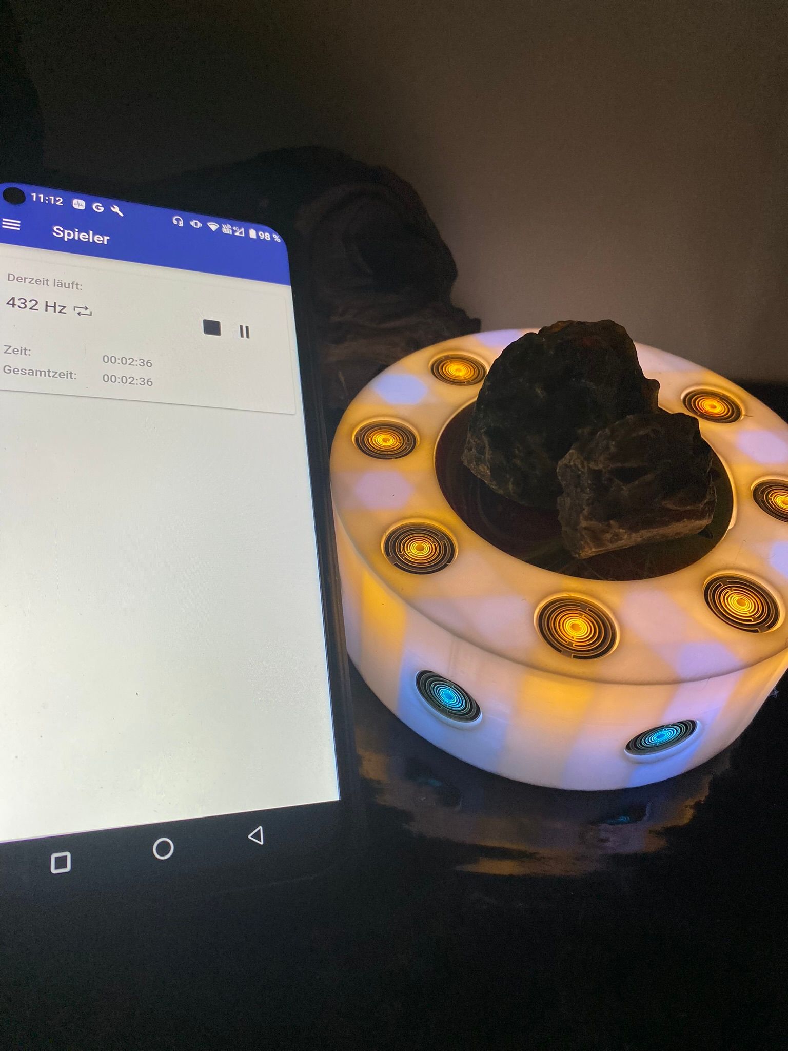 VibraNex LED Krafttier Braunbär – LED- & Gehäusefarbe und Füllung frei wählbar