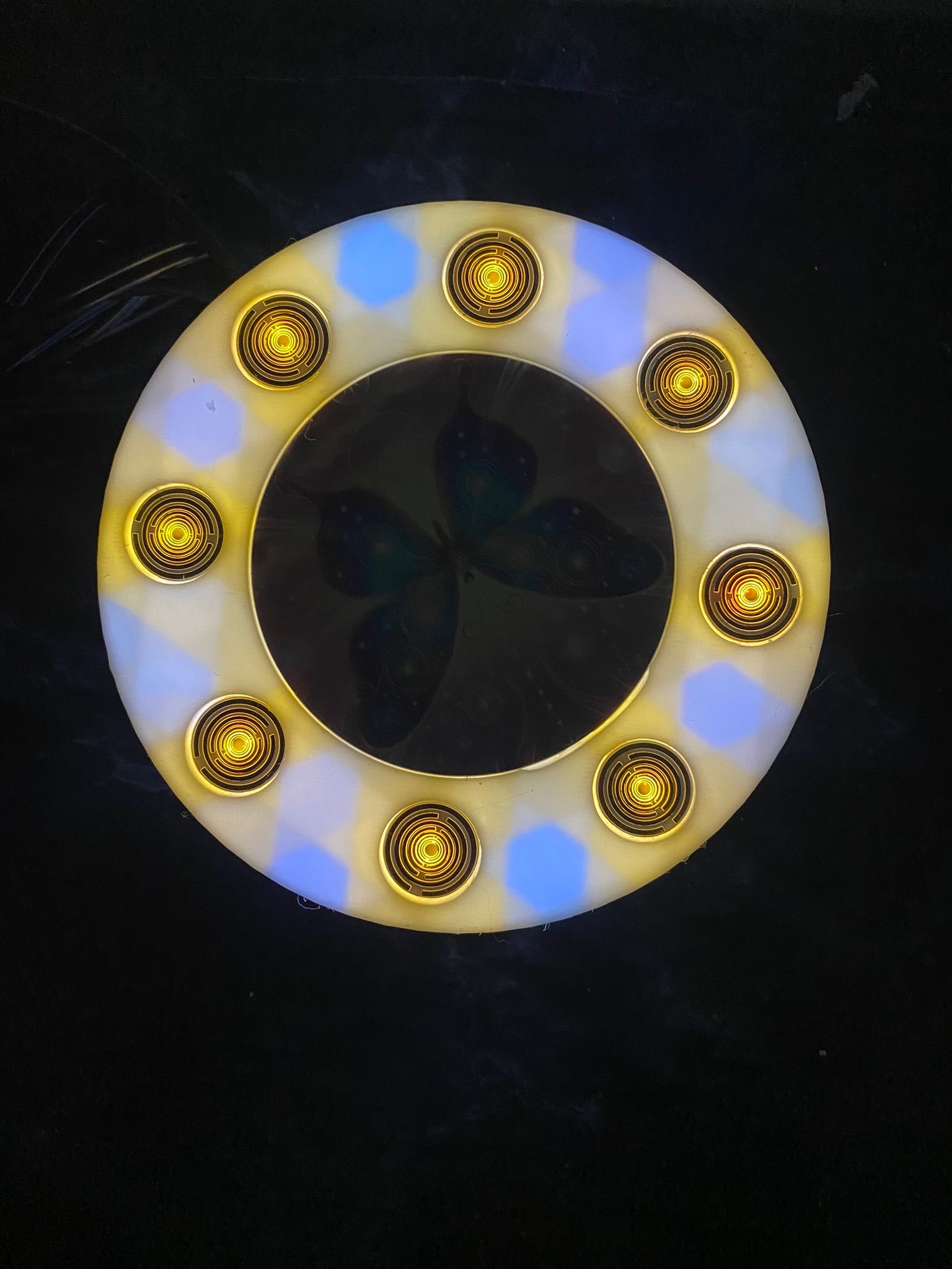 VibraNex LED Krafttier Schmetterling – LED- & Gehäusefarbe und Füllung frei wählbar