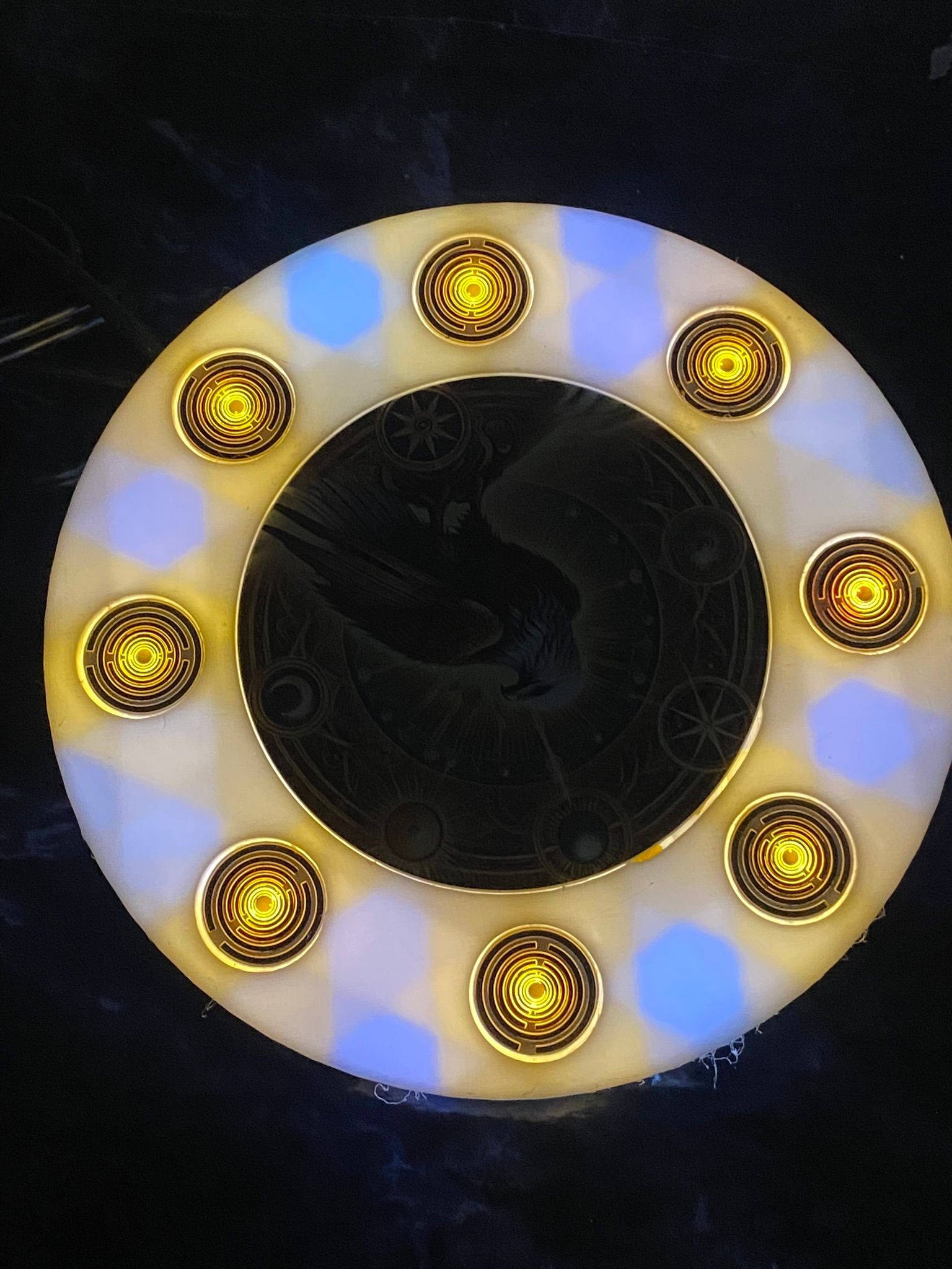 VibraNex LED Krafttier Adler – LED- & Gehäusefarbe und Füllung frei wählbar