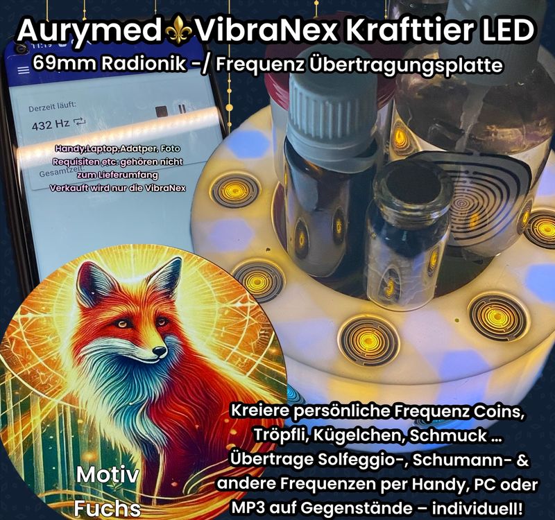 VibraNex LED Krafttier Fuchs – LED- & Gehäusefarbe und Füllung frei wählbar VibraNex LED Krafttier Fuchs – LED- & Gehäusefarbe und Füllung frei wählbar