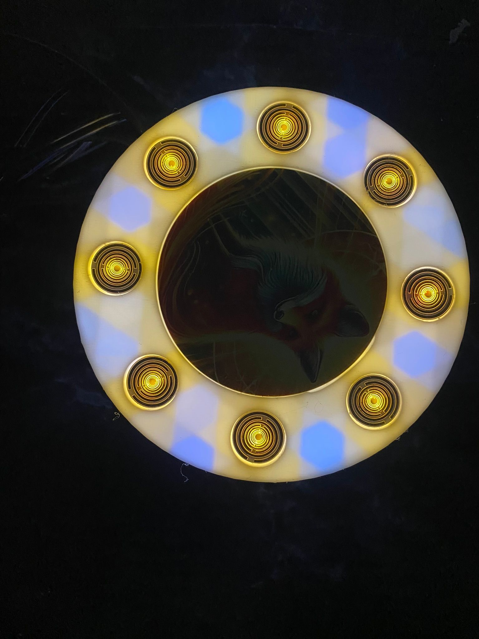 VibraNex LED Krafttier Fuchs – LED- & Gehäusefarbe und Füllung frei wählbar