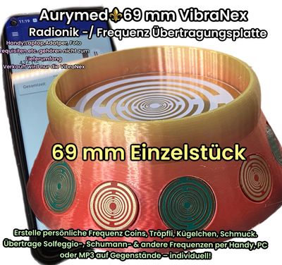 69 mm VibraNex Brunnen - Einhorn, Oberflächenplatte Zinn legiert - Einzelstück 69 mm VibraNex Brunnen - Einhorn, Oberflächenplatte Zinn legiert - Einzelstück
