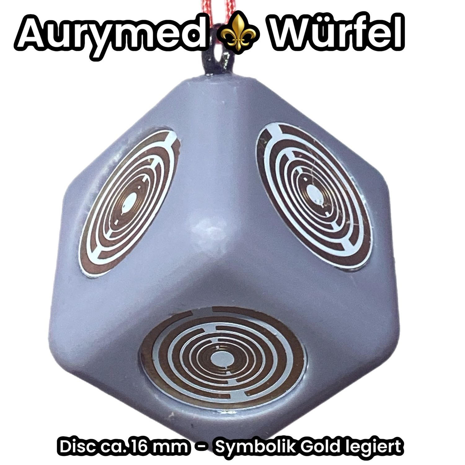 Aurygonyth Würfel grau - weiße Disc
