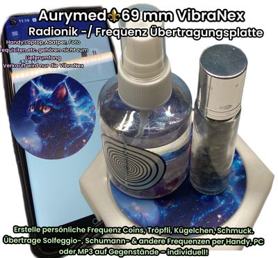 69 mm VibraNex flach - Mystikcat Motiv 69 mm VibraNex flach - Mystikcat Motiv