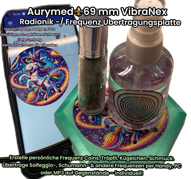 69 mm VibraNex flach - 1 farbig Einhorn Motiv - Füllung wählbar 69 mm VibraNex flach - 1 farbig Einhorn Motiv - Füllung wählbar