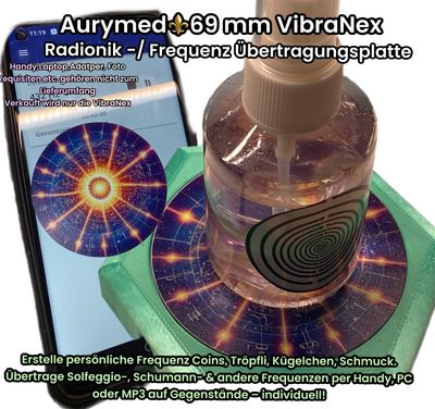 69 mm VibraNex flach - 432 Hz Motiv