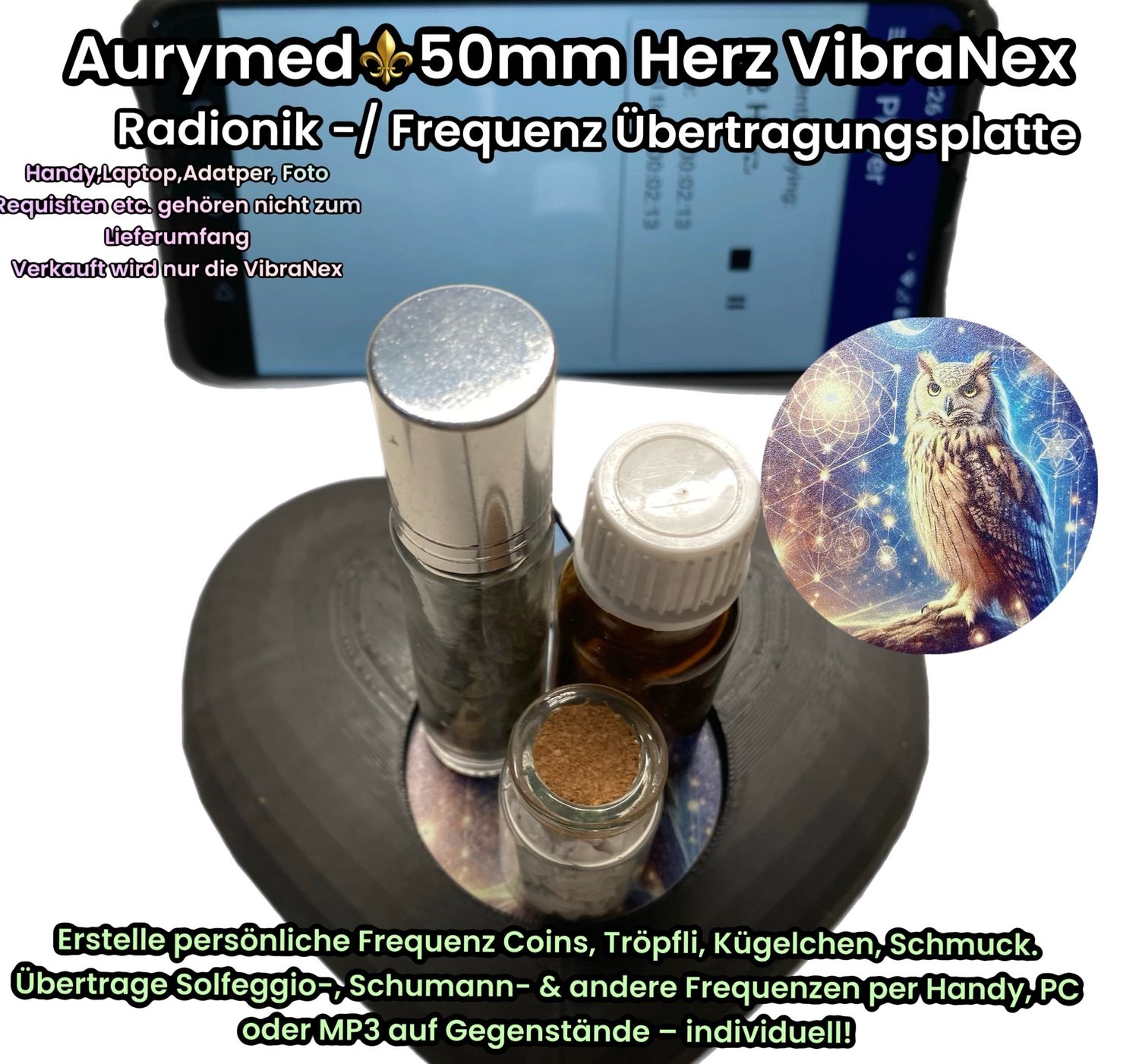 VibraNex Herz - Eule - 1 farbig