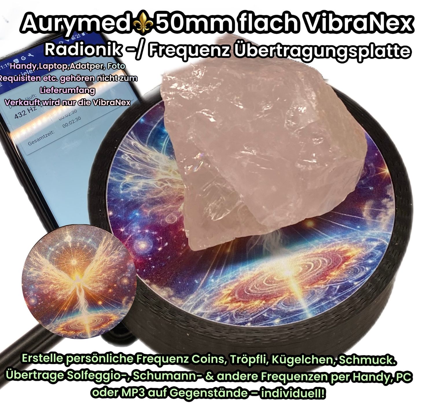 50 mm VibraNex Flach - Engel - 1 farbig