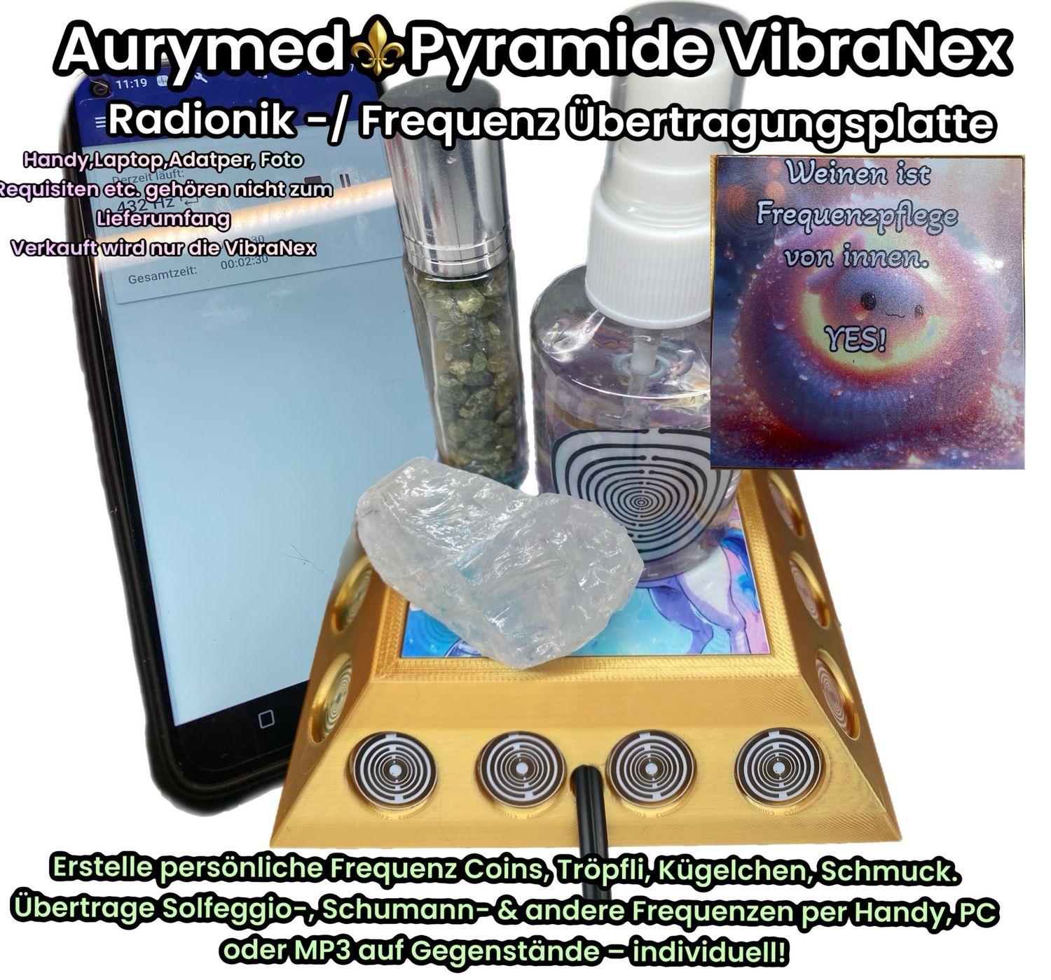 VibraNex Pyramide - Weinen ist...