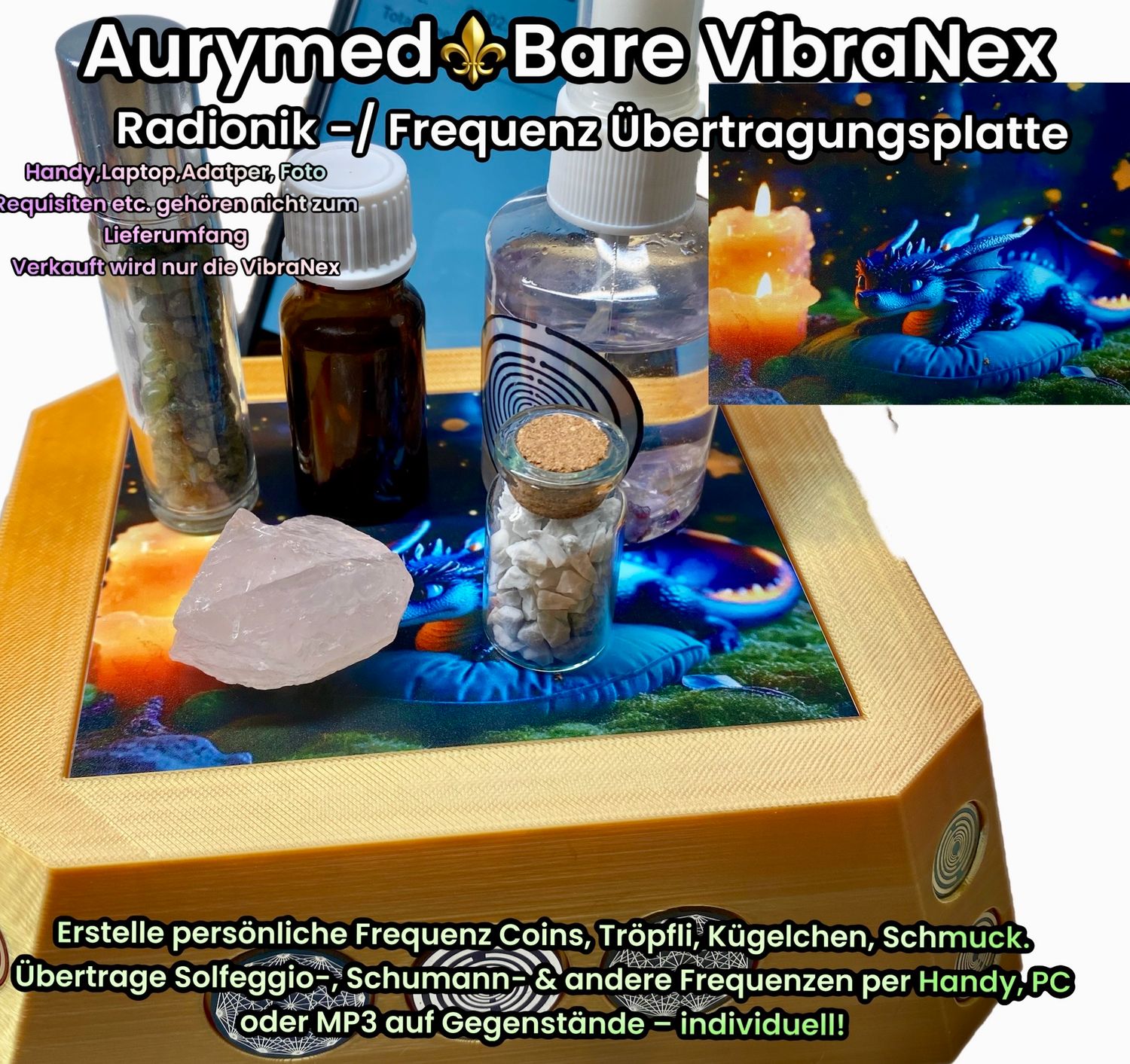 90 mm x 120 mm VibraNex Bare - Night Dragon -