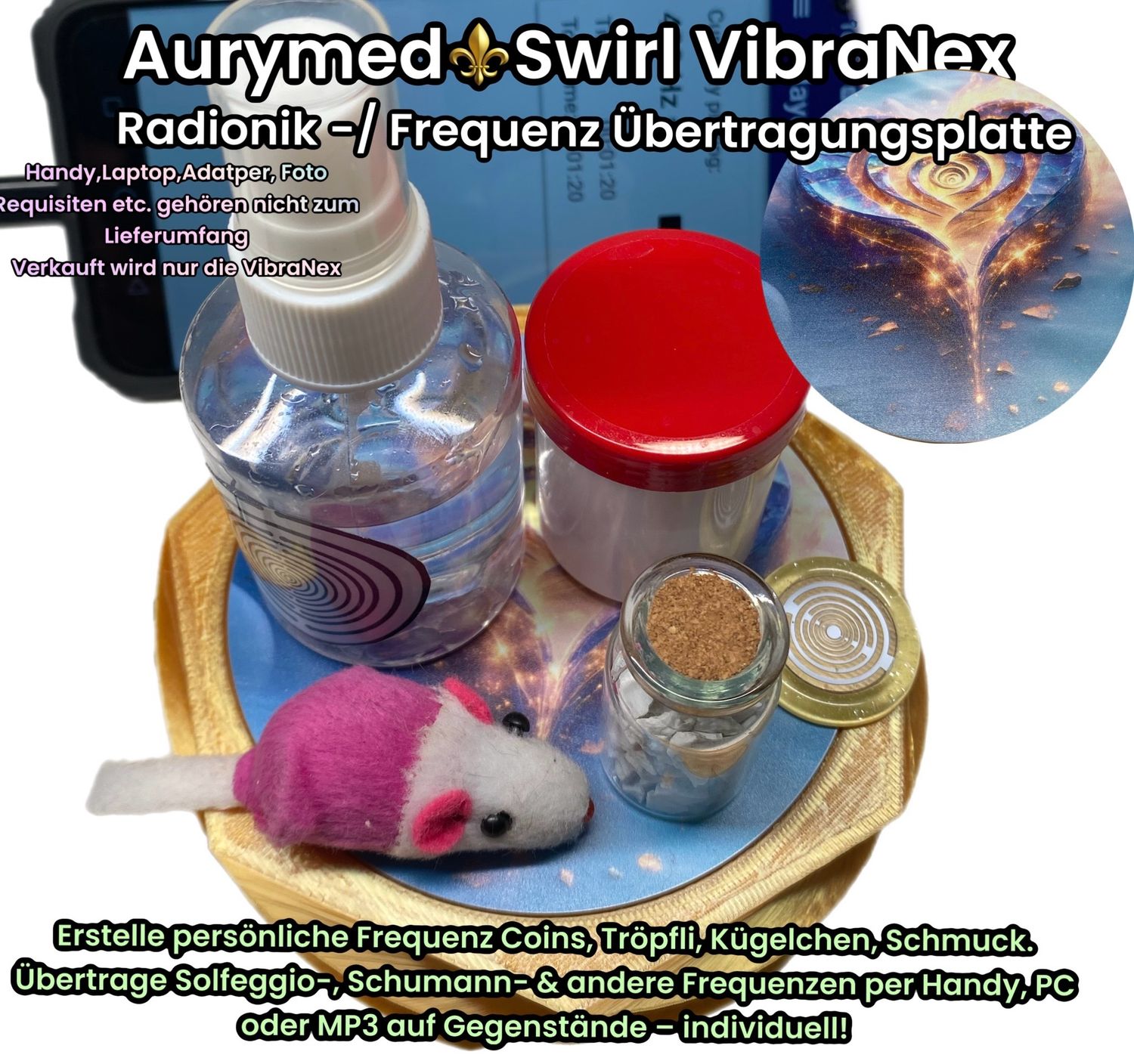VibraNex Swirl - Kristallherz