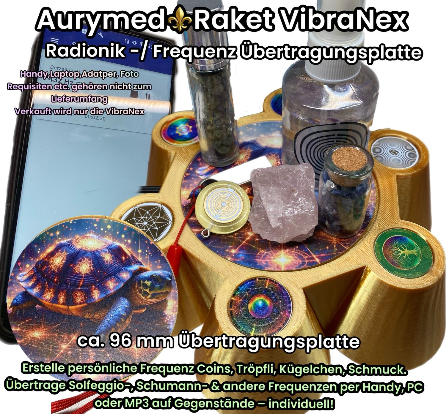 VibraNex Bare - 96 mm Oberflächenplatte - Magickröti