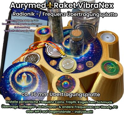 VibraNex Bare - 96 mm Oberflächenplatte - Elemente Kristall