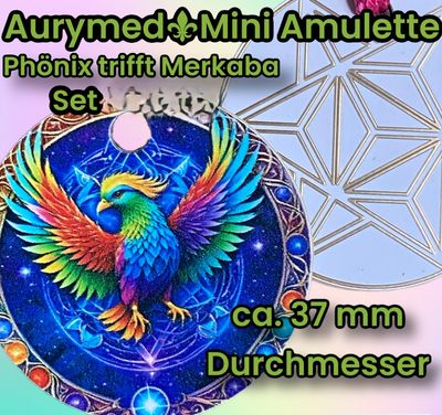 37 mm Disc 12 Stück Set - Phönix in Regenbogenfarben trifft die Merkaba, doppelseitig, 1 Seite Gold legiert, Kupfer unterlegt ->auch als Anhänger zu tragen 37 mm Disc 12 Stück Set - Phönix in Regenbogenfarben trifft die Merkaba, doppelseitig, 1 Seite Gold legiert, Kupfer unterlegt ->auch als Anhänger zu tragen