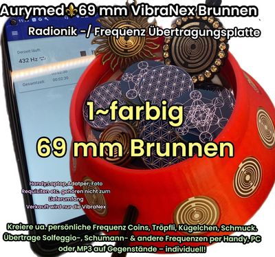 ? VibraNex 69 mm Oberflächenplattform - Brunnen Form – Dein magischer Frequenzbrunnen