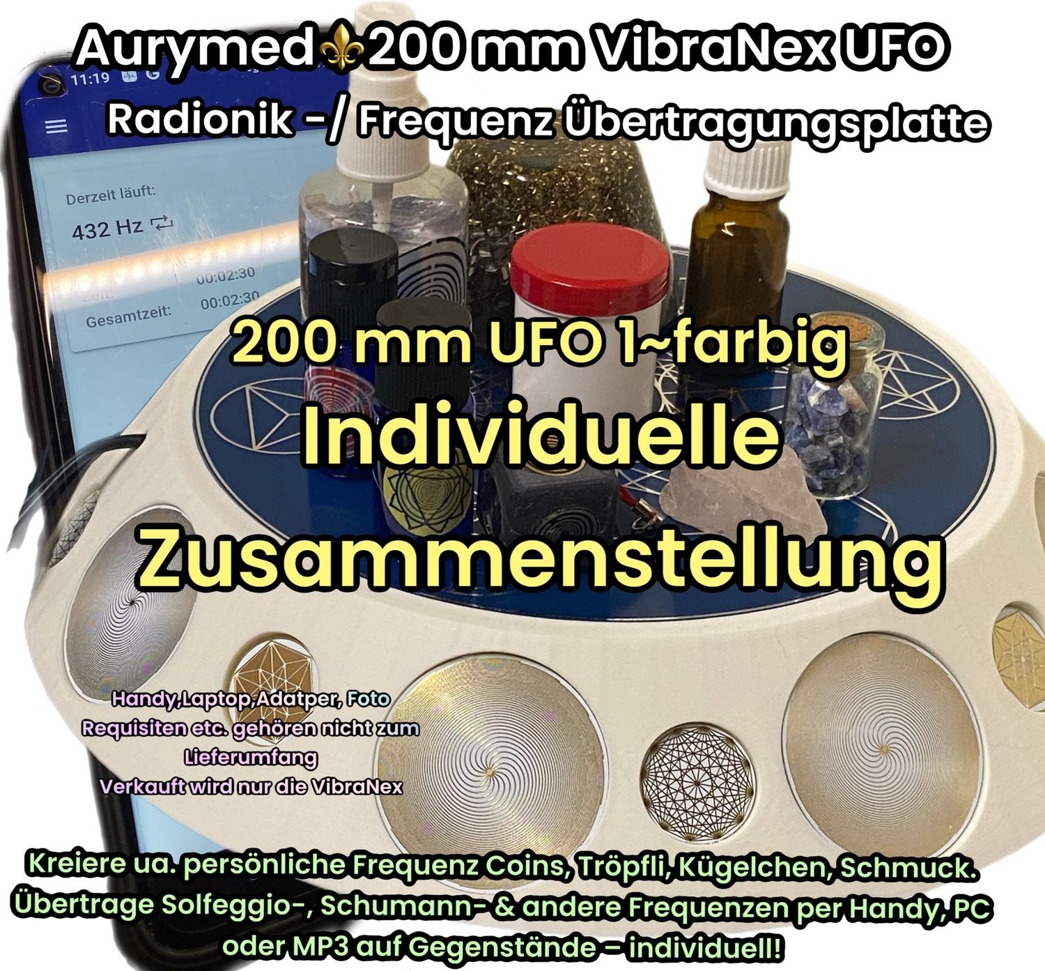 200 mm VibraNex UFO - 1-farbig - individuelle Zusammenstellung