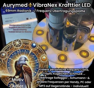 VibraNex LED Krafttier Adler – LED- & Gehäusefarbe und Füllung frei wählbar VibraNex LED Krafttier Adler – LED- & Gehäusefarbe und Füllung frei wählbar