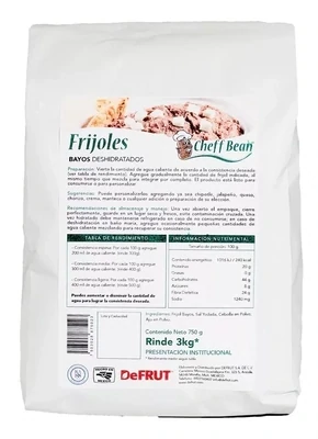 1 Bolsa De Frijol Bayo Deshidratado 750g