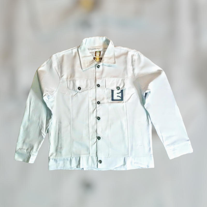 Denim Jacket With Pockets On The Side 