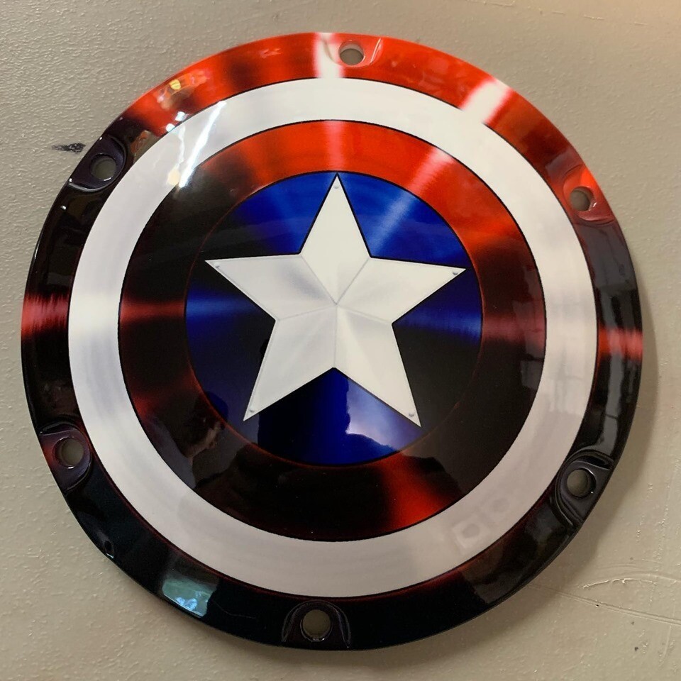 custom harley timing cover