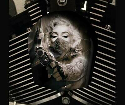 military horn covers harley davidson