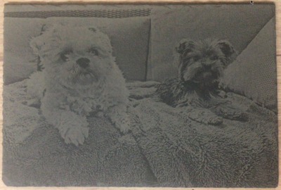 Gepersonaliseerde foto op Leisteen