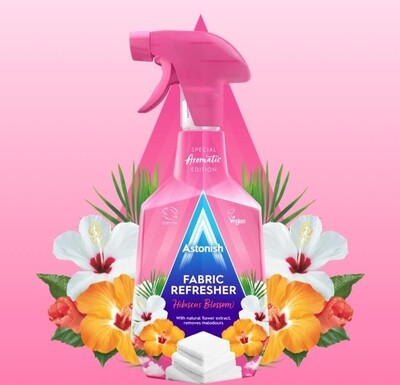 Astonish Aromatic Edition Fabric Refresher Hibiscus Blossom 750ml