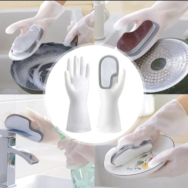 4 in 1 Magic Dishwashing Gloves