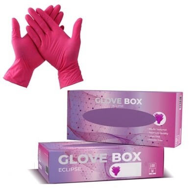 Glove Box Nitrile Gloves Pink 100&#39;s