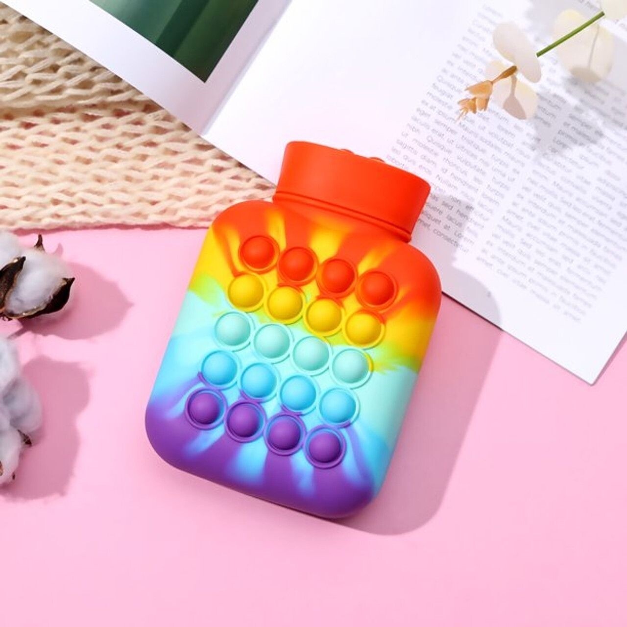 Pop-It Hot Water Bottle