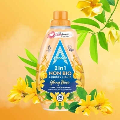 Astonish Non Bio 2in1 Laundry Liquid Ylang Bliss 840ml
