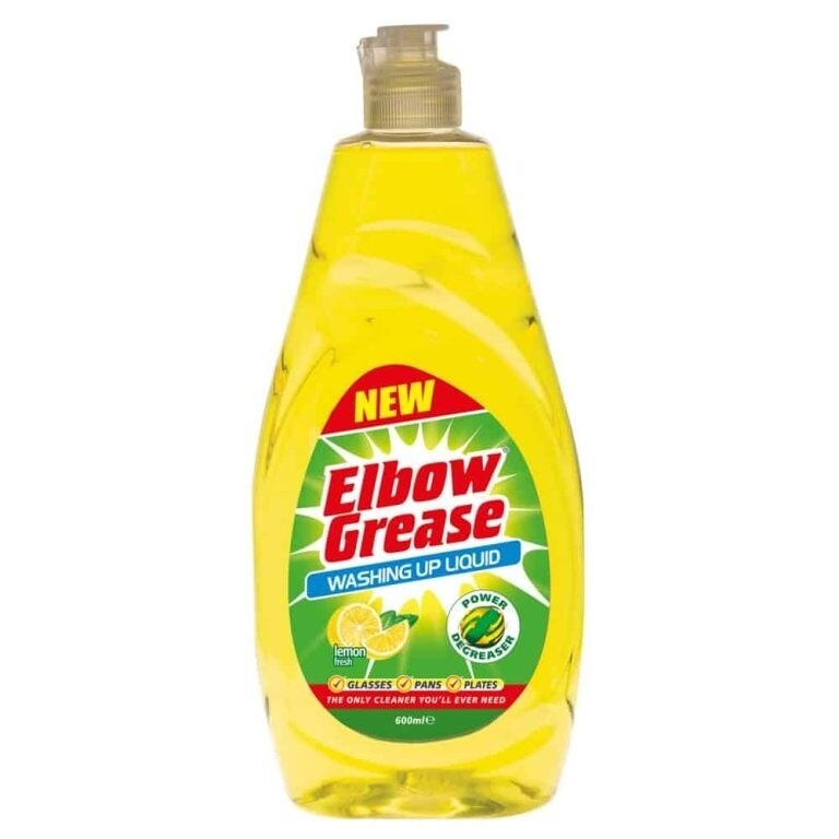 Elbow Grease Washing up Liquid Lemon 600ml