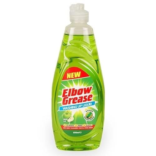 Elbow Grease Washing Up Liquid Apple 600ml