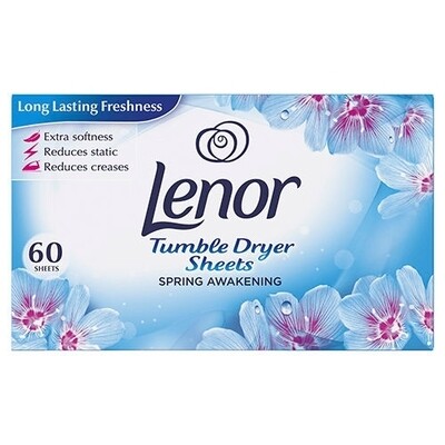 Lenor Tumble Dryer Sheets Spring Awakening 60&#39;s