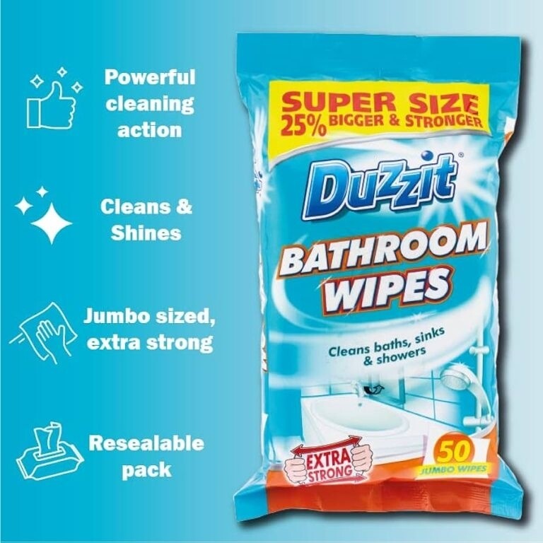 Duzzit Bathroom Wipes 50&#39;s