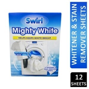Swirl Mighty White Stain Sheets 12&#39;s