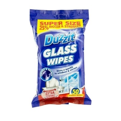 Duzzit Glass Wipes 50&#39;s