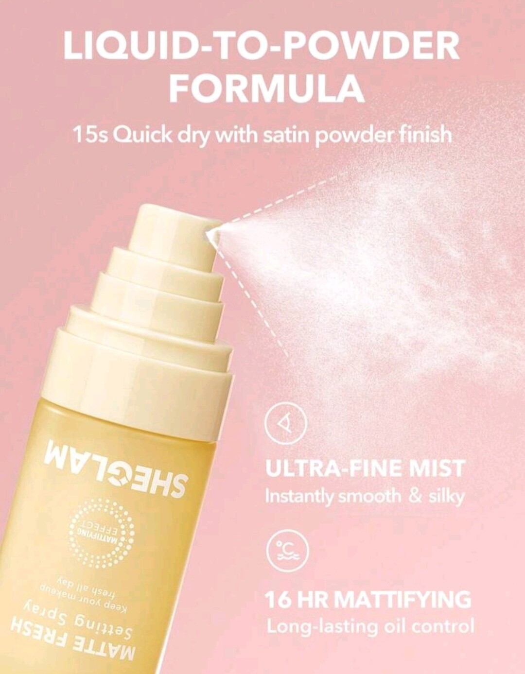 Sheglam Matte Fresh Setting Spray
