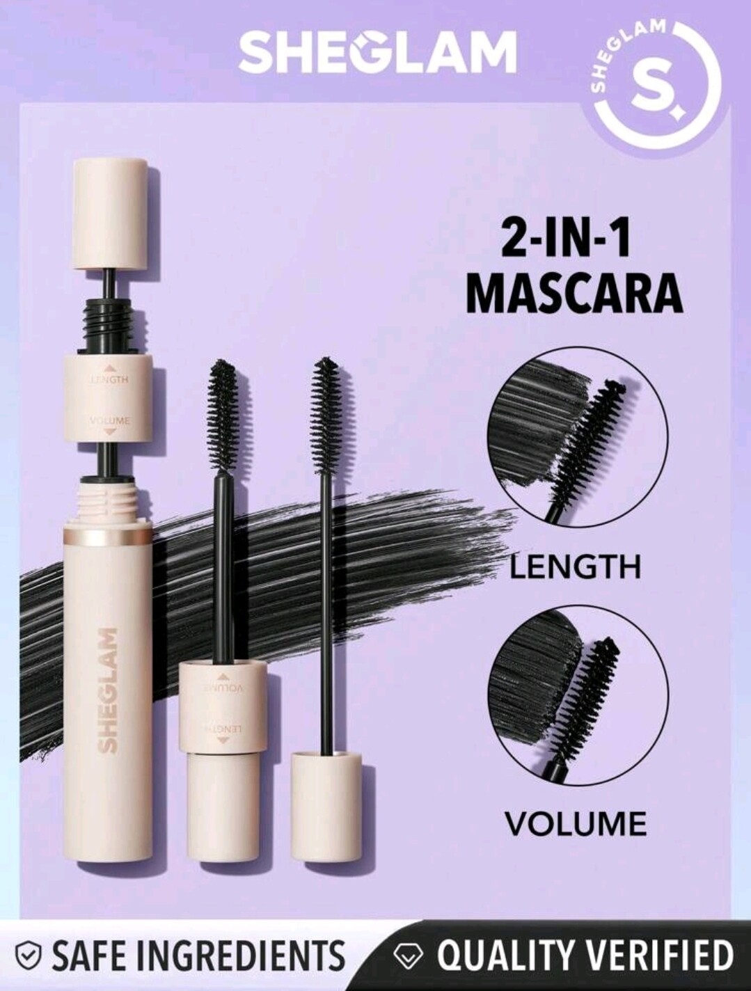 Sheglam Lash Besties 2in1 Mascara