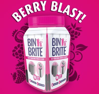 Bin Brite Bin Odour Neutraliser Berry Blast 500g