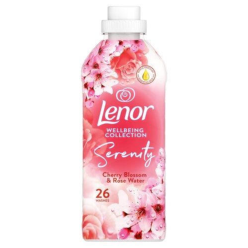 Lenor Fabric Conditioner Cherry Blossom &amp; Rose 26 Washes 858ml