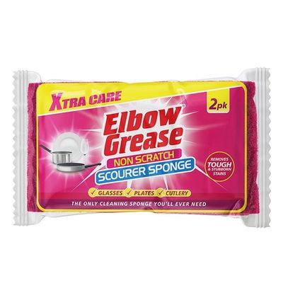 Elbow Grease Xtra Care Non Scratch Scourer 2pk