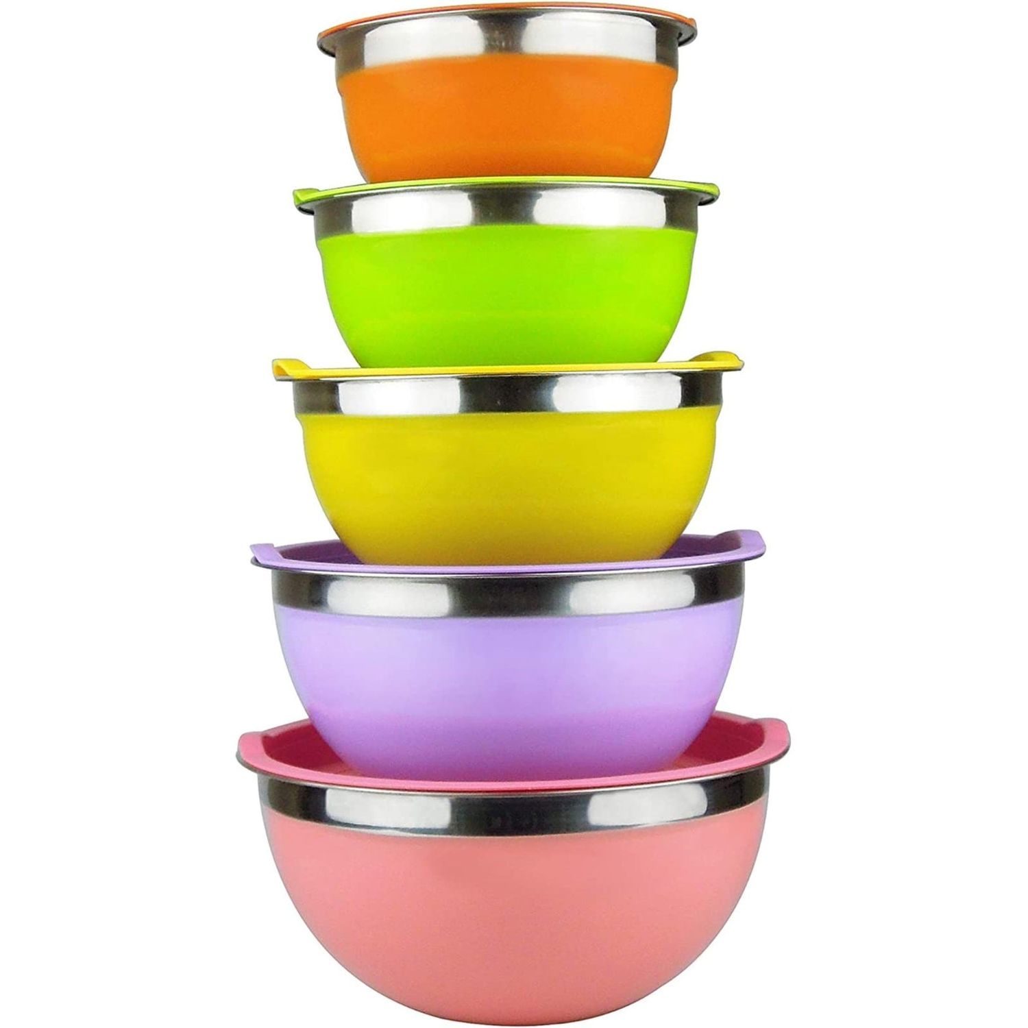 10pc Steel Mixing Bowl Set