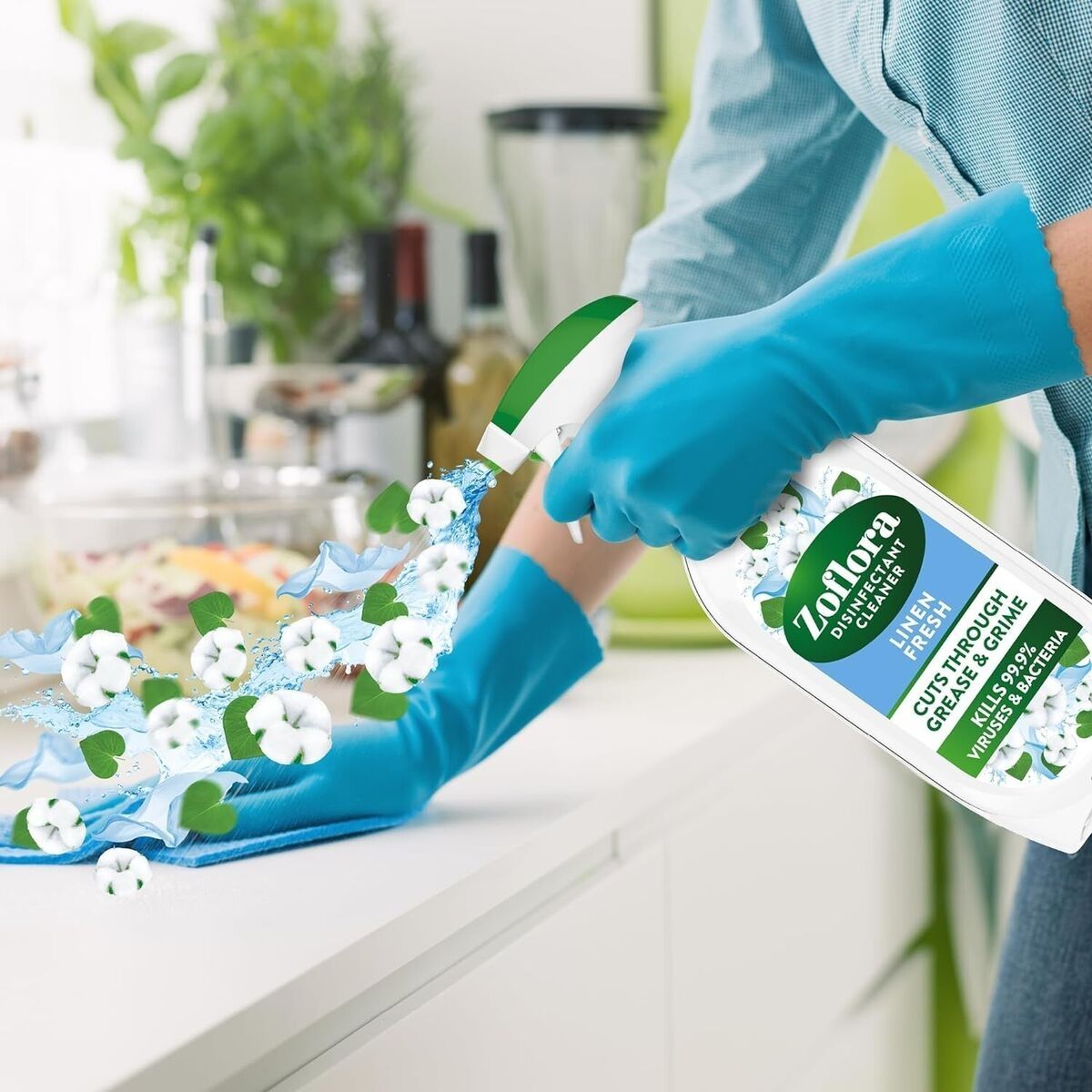 Zoflora Multipurpose Disinfectant Cleaner Linen Fresh 800ml