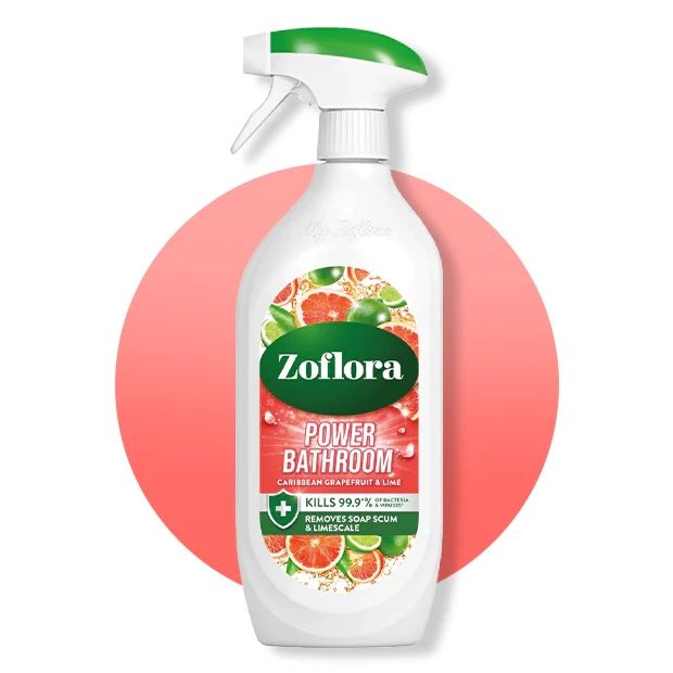 Zoflora Limitless Scents Power Bathroom Cleaner Caribbean Grapefruit &amp; Lime 800ml