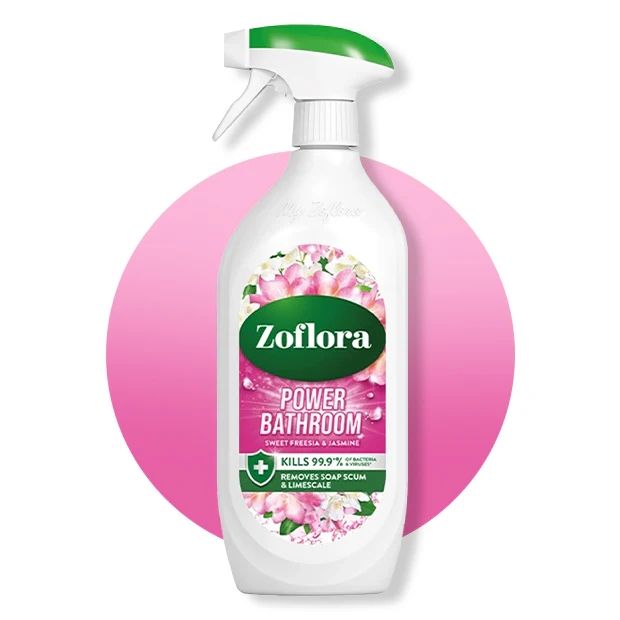 Zoflora Limitless Scents Power Bathroom Cleaner Sweet Freesia &amp; Jasmine 800ml