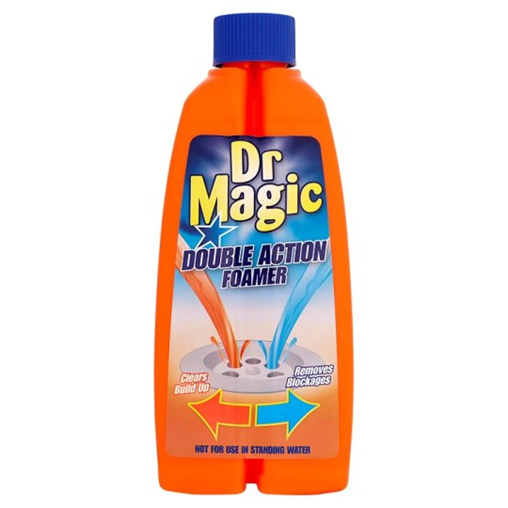 Dr Magic Double Action Foaming Sink &amp; Drain Unblocker 500ml