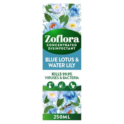 Zoflora Disinfectant Concentrate Blue Lotus &amp; Water Lily 250ml
